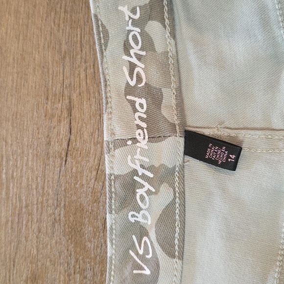 Victoria's Secret- Boyfriend Shorts- Gray Camo Shorts - Picture 4 of 7